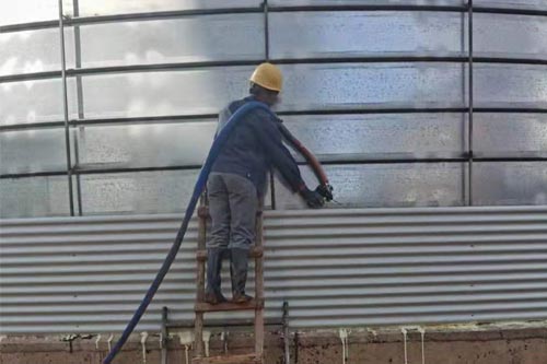 糧庫糧倉隔熱發保溫施工
